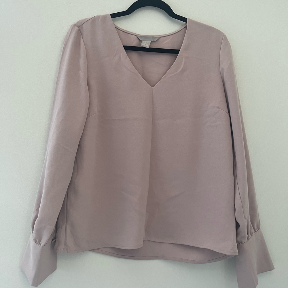 Blush Pink Long-sleeve Top